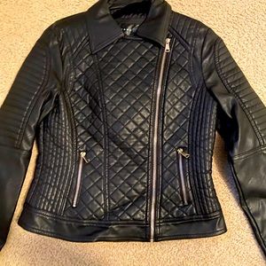 Faux leather jacket